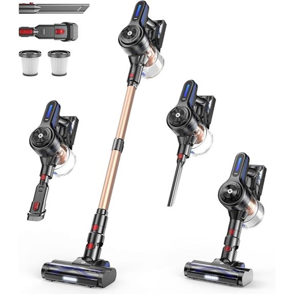 NADALY Cordless Stick Vacuum for Home and Pet Hair