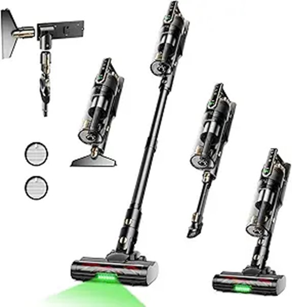 Trucozie Cordless Vacuum Cleaner with 50-min Runtime