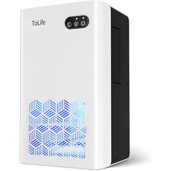 ToLife 1000 sq.ft Dehumidifier with LED Light