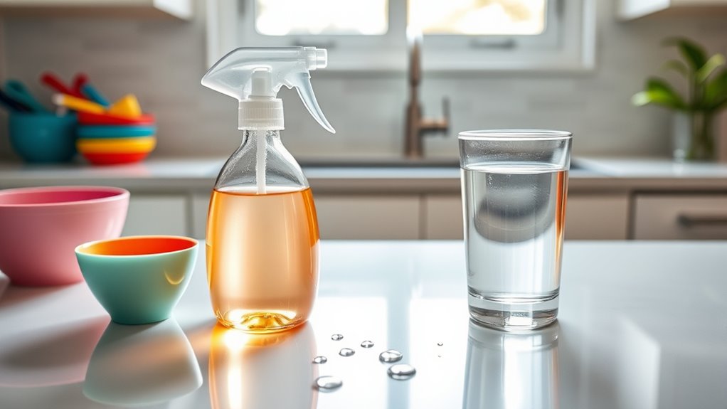 dilute cleaners carefully and accurately