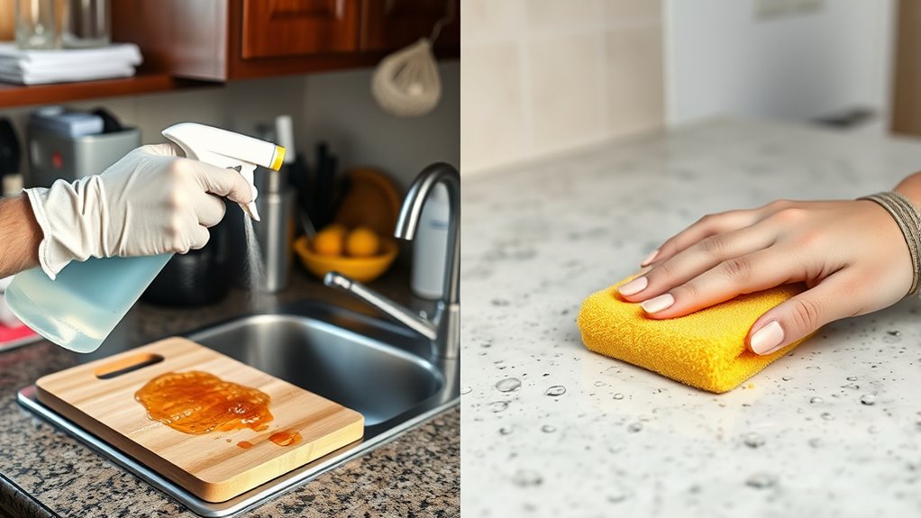 distinguish cleaning and disinfecting