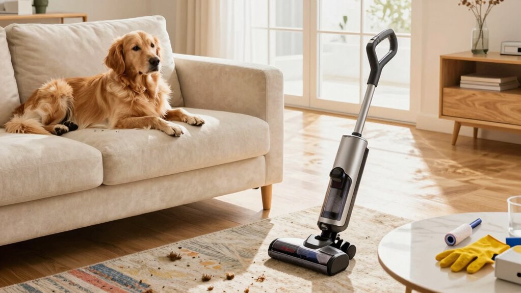 dog shedding cleaning strategy