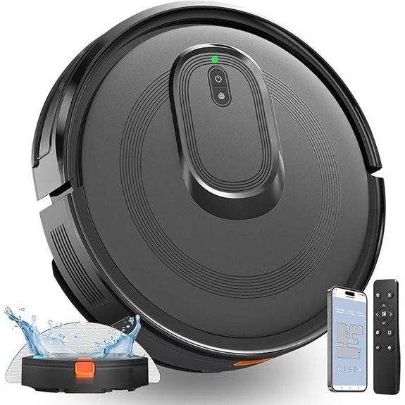 2-in-1 Robot Vacuum and Mop with Voice Control