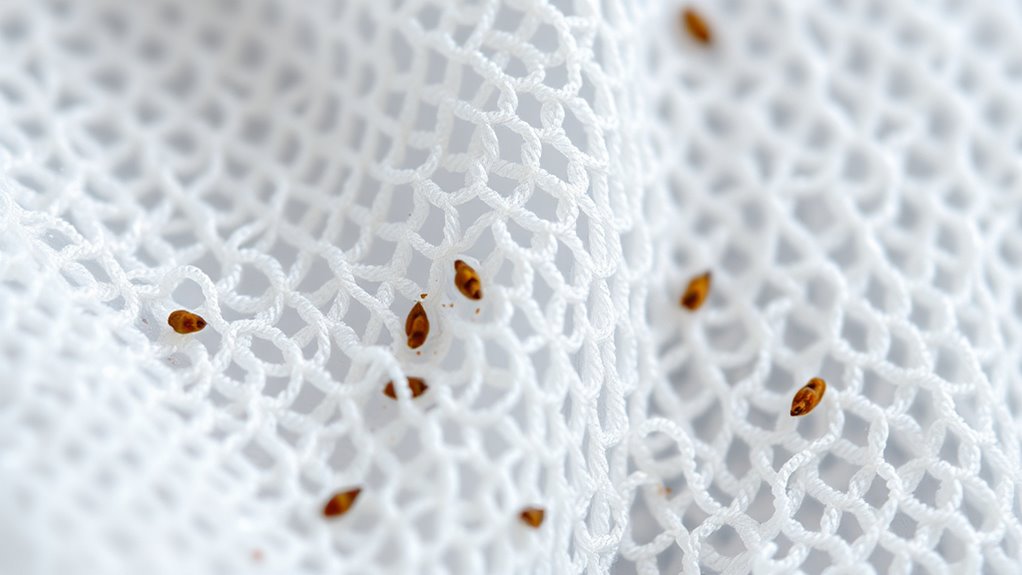 durable fibers trap bacteria