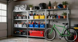 dust proof garage shelves