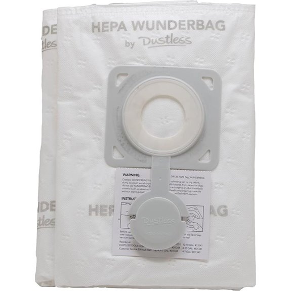 Dustless HEPA Wunderbag Pre-Filter Bags (12-18 Gallon)