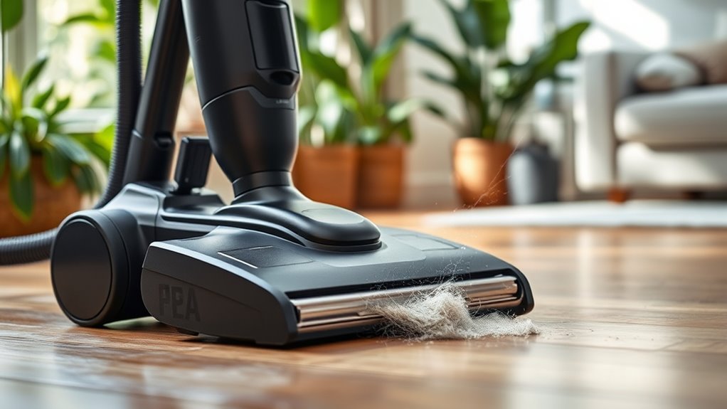 effective allergen filtration and maneuverability