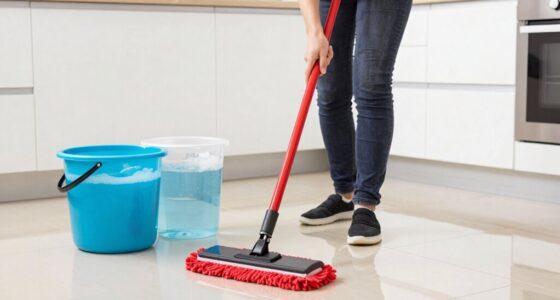 effective microfiber mopping technique