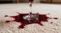 effective red wine carpet cleanup