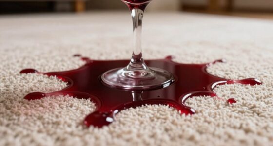 effective red wine carpet cleanup