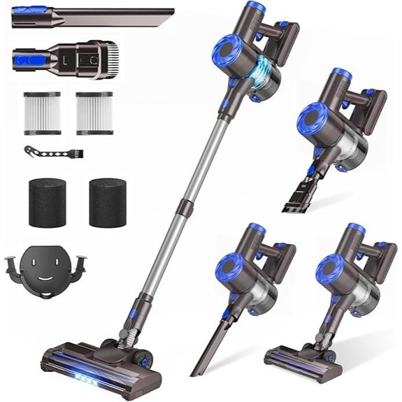 Cordless 8-in-1 Vacuum Cleaner with Self-Standing