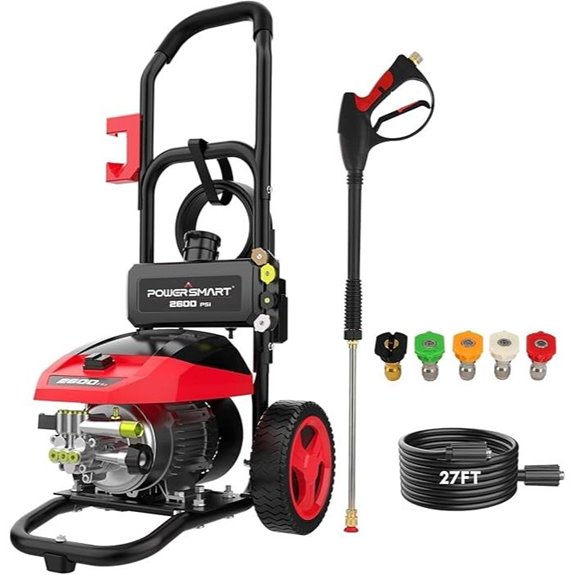 PowerSmart 2600 PSI Electric Pressure Washer with Nozzles
