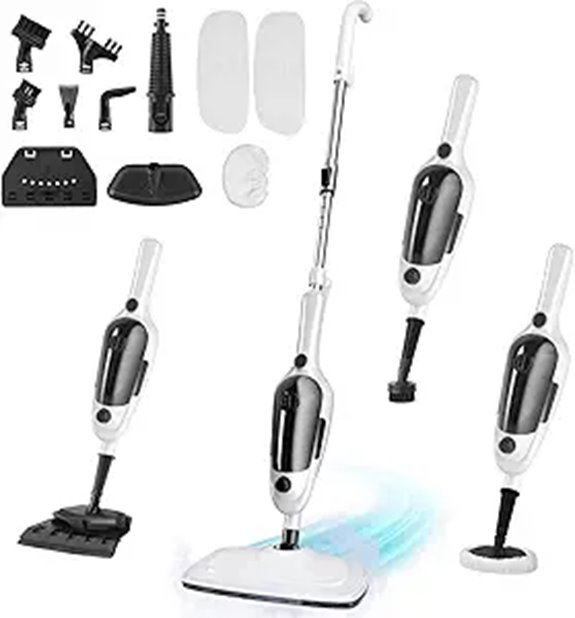 11-in-1 Steam Mop with Accessories for Home Cleaning