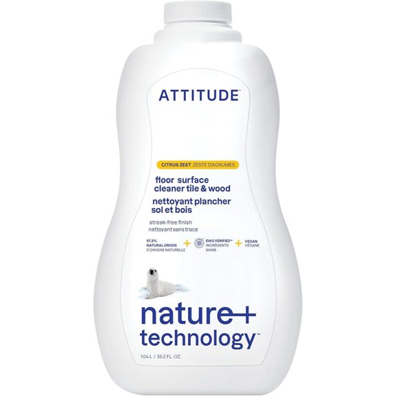 ATTITUDE Floor Cleaner EWG Verified Citrus Scent