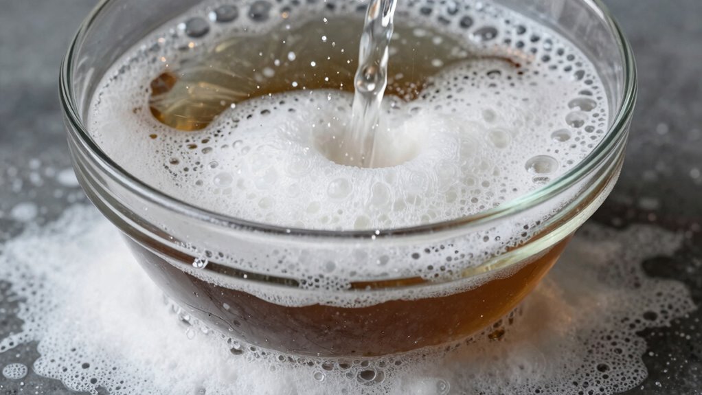 fizzy vinegar baking reaction