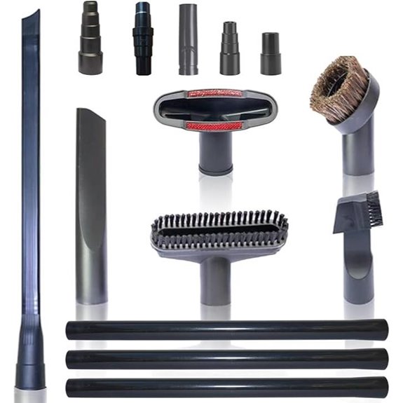 Vacuum Cleaner Attachments Kit with Flexible Crevice Tool