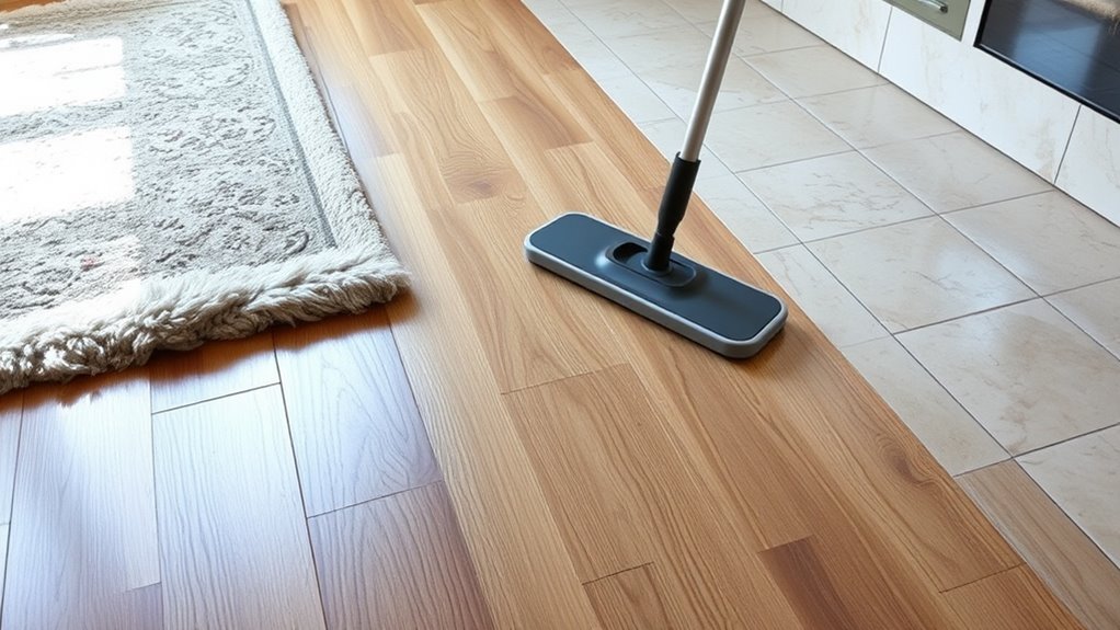 floor specific cleaning routines