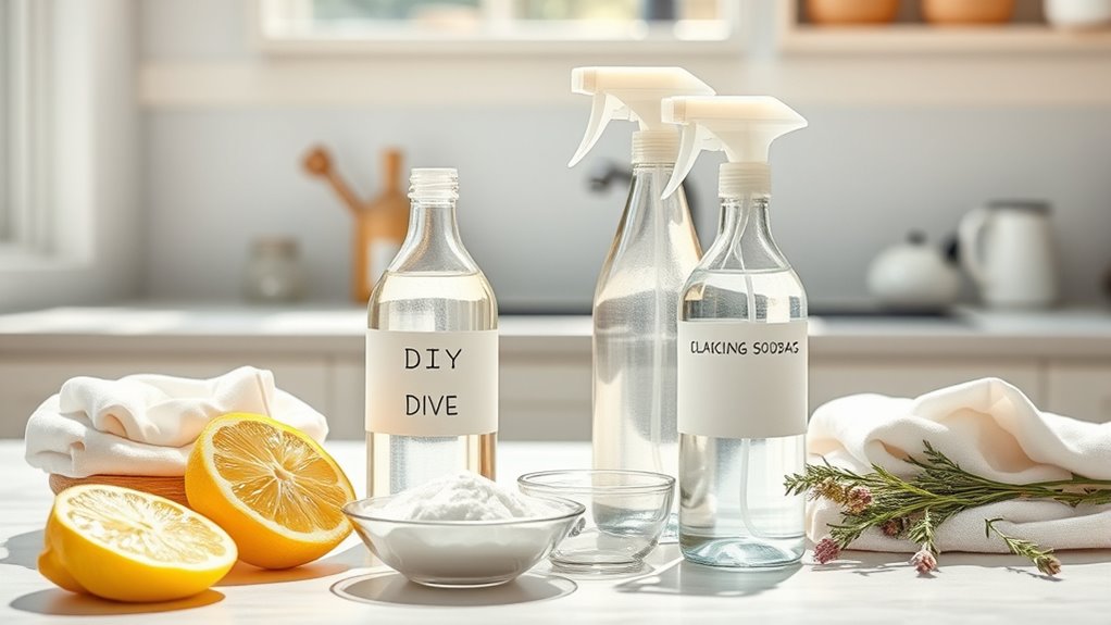 fragrance free homemade cleaning solutions