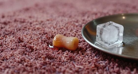 freezing removes gum stains