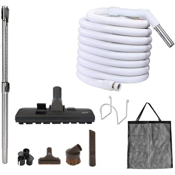 OVO Central Vacuum Garage Kit with Accessories