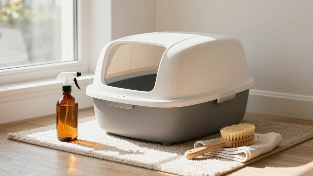 gentle litter box sanitizing