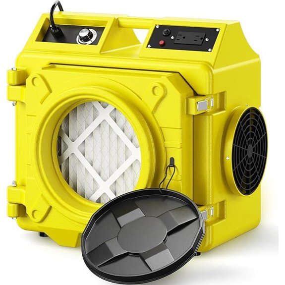 Heavy Duty 3-Stage Air Scrubber with HEPA Filter