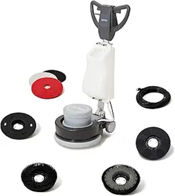 Heavy-Duty Floor Buffer Polisher with Accessories