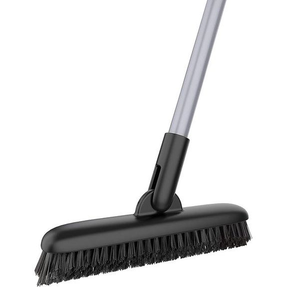 MR.SIGA Heavy Duty Grout Scrub Brush with Long Handle