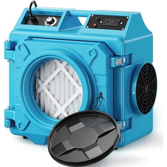 Heavy Duty HEPA Air Scrubber with 3-Stage Filtration