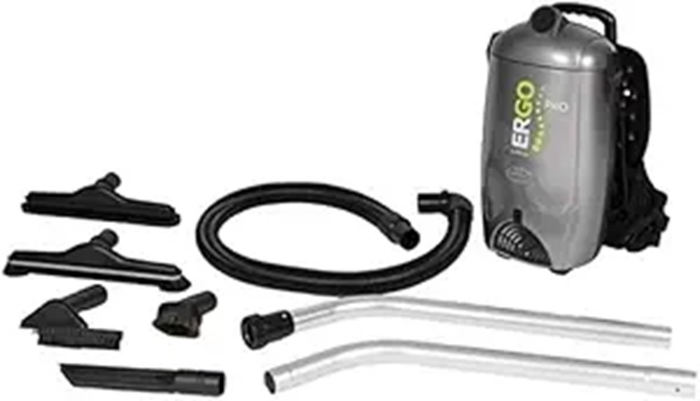 Atrix Ergo Pro Backpack Vacuum with HEPA Filtration