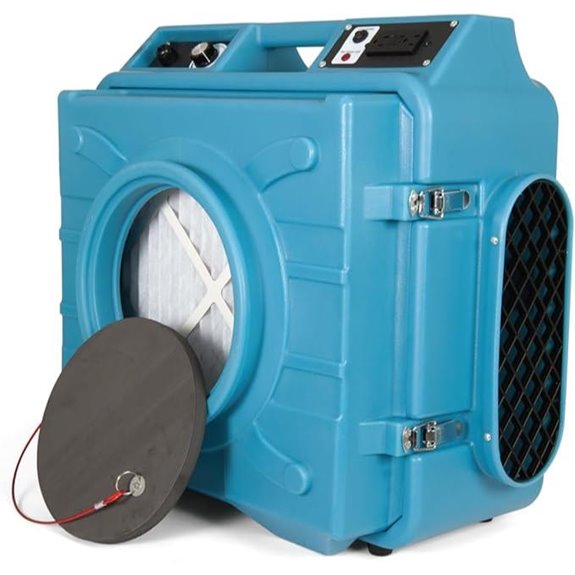 HEPA Air Scrubber with GFCI Outlets for Restoration