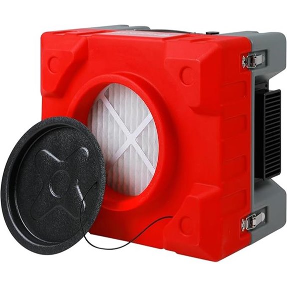 MOUNTO 550cfm HEPA Air Scrubber for Restoration