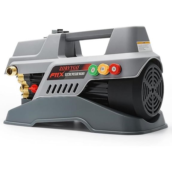 High-Pressure Power Washer with Foam Cannon and Nozzles