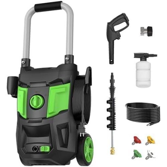 4800PSI Pressure Washer with Foam Cannon and Nozzles