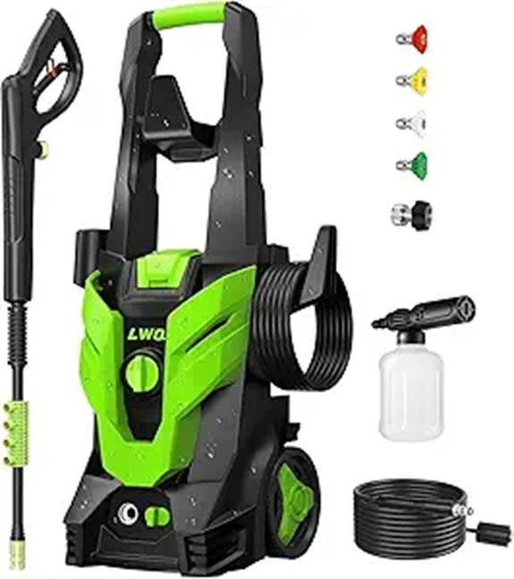 Pressure Washer with Nozzles Foam Cannon for Home