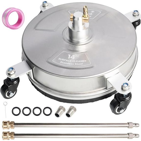 Hourleey 14 Pressure Washer Surface Cleaner