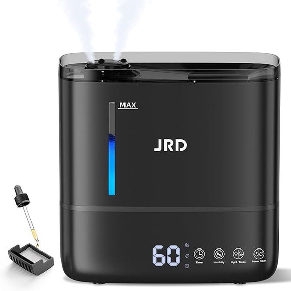 JRD 5L Ultrasonic Humidifier with Lights and Timer