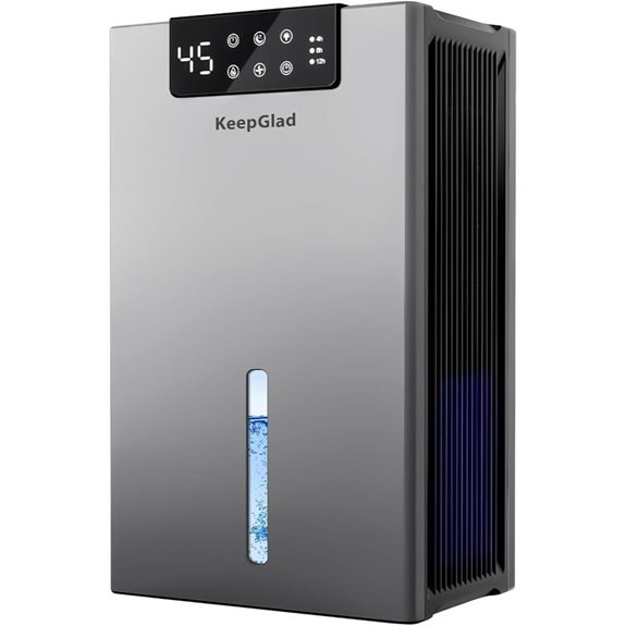 Dehumidifier with Humidity Display and Auto Shut-Off