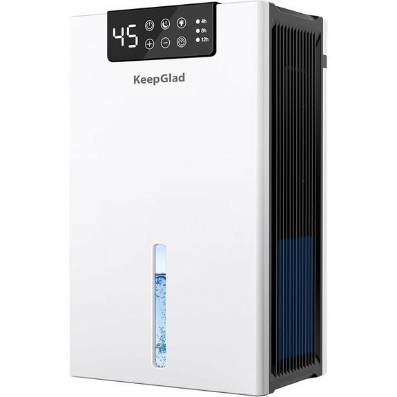 Dehumidifier with Humidity Display and Auto Shut Off