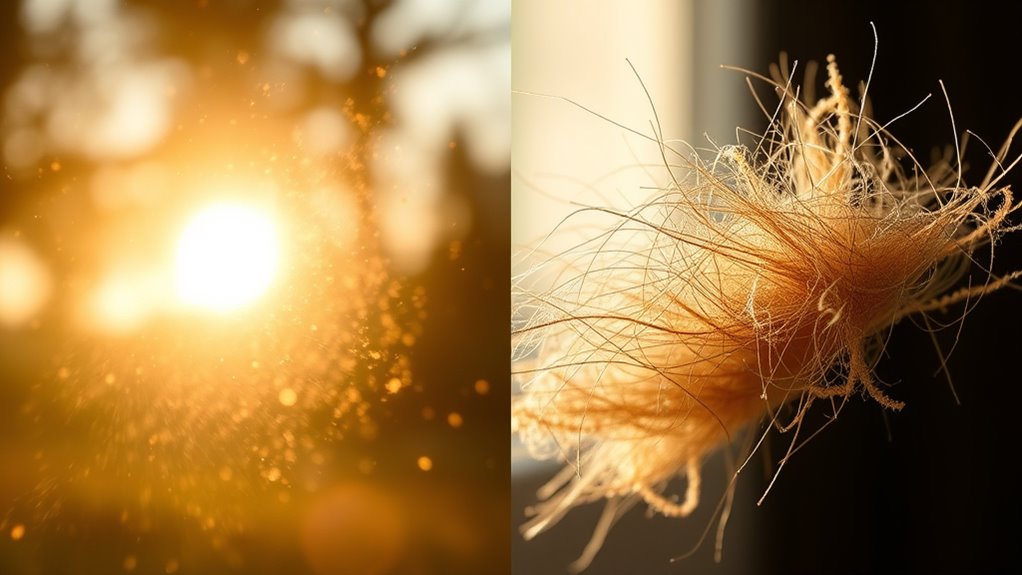 indoor and outdoor dust infiltration