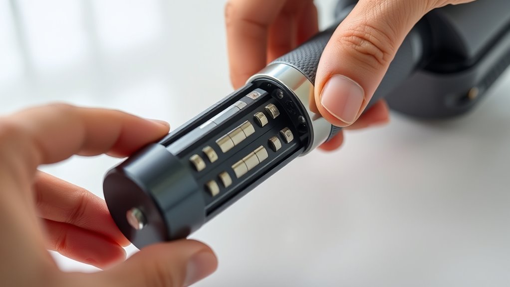 inspect and check battery