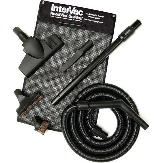 InterVac Central Vacuum Hose Kit with Accessories