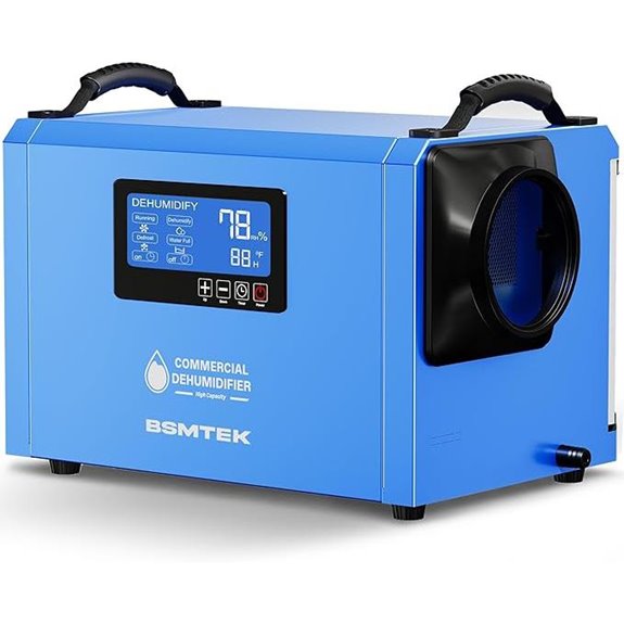 110-Pint Commercial Dehumidifier for Large Spaces