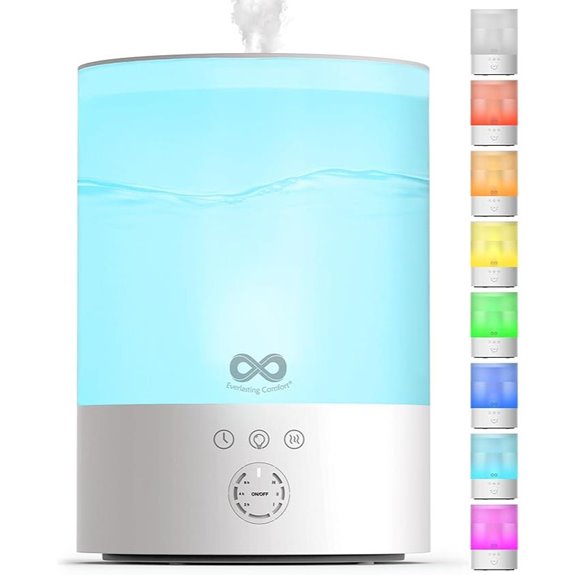 Everlasting Comfort 2.5L Ultrasonic Humidifier with Night Light