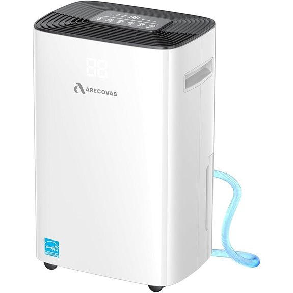 large room dehumidifier with drain