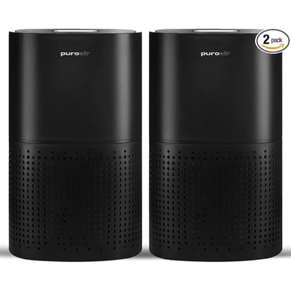 PuroAir HEPA Air Purifiers for Large Rooms (2 Pack)