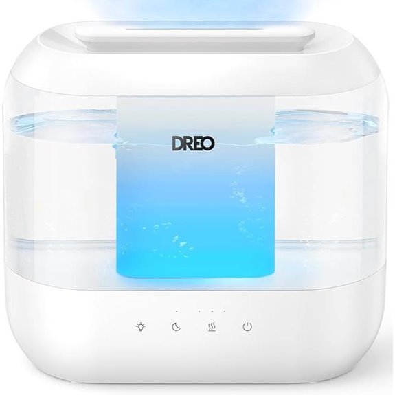 Dreo 4L Quiet Cool Mist Humidifier for Large Rooms