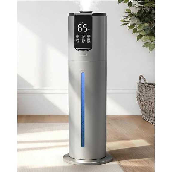 8L Ultrasonic Cool Mist Humidifier for Large Rooms