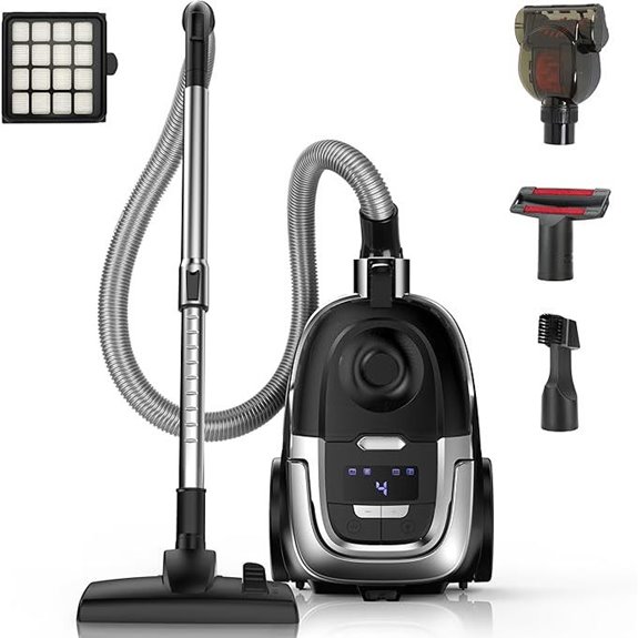 Zefiro 1600W Bagless Vacuum Cleaner Lightweight