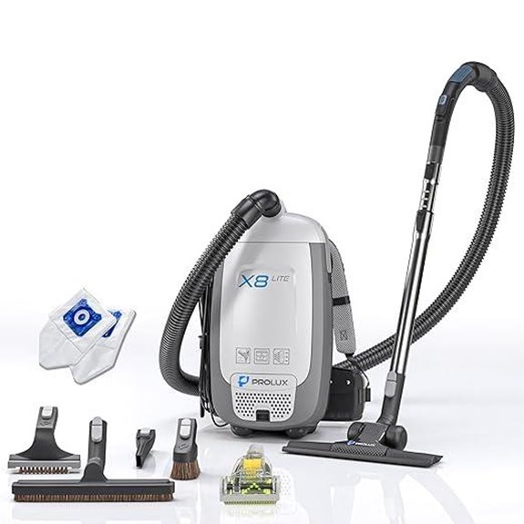 Prolux X8 Lite Backpack Vacuum with HEPA Filter